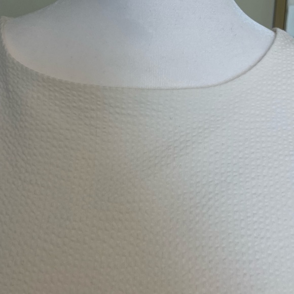 NWT Southern Tides White Stretch Seersucker Sheath dress Sz 8 - Picture 5 of 10